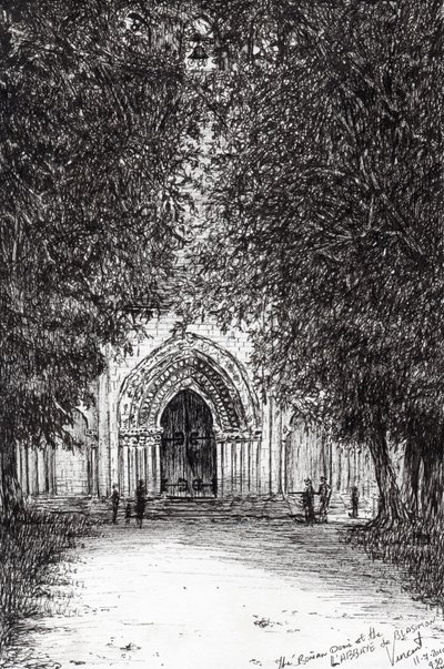 The Roman Door Labbey de Blassimon by Vincent Alexander Booth